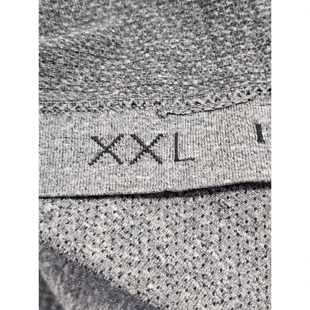 Lululemon Metal Vent Tech 1/2 Zip Pullover‎ Mens XXL Gray Heathered Thumbholes